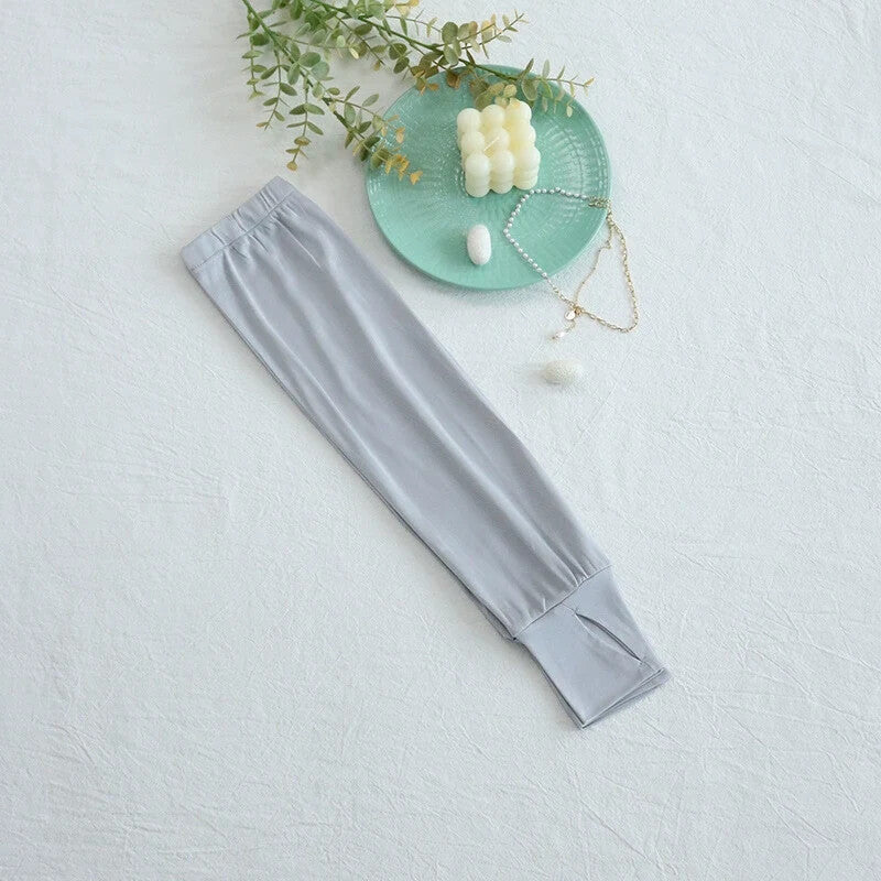 Gray silk arm sleeves
