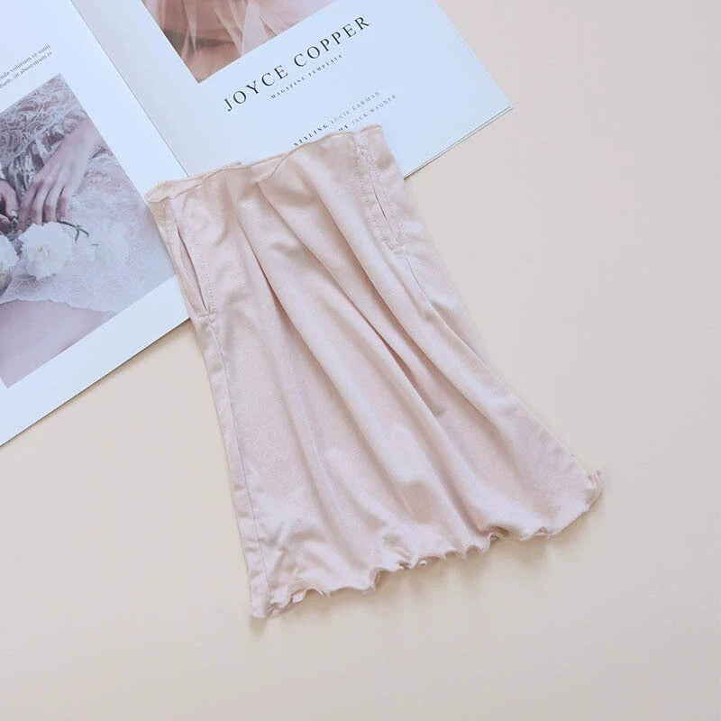 Nude silk face cover